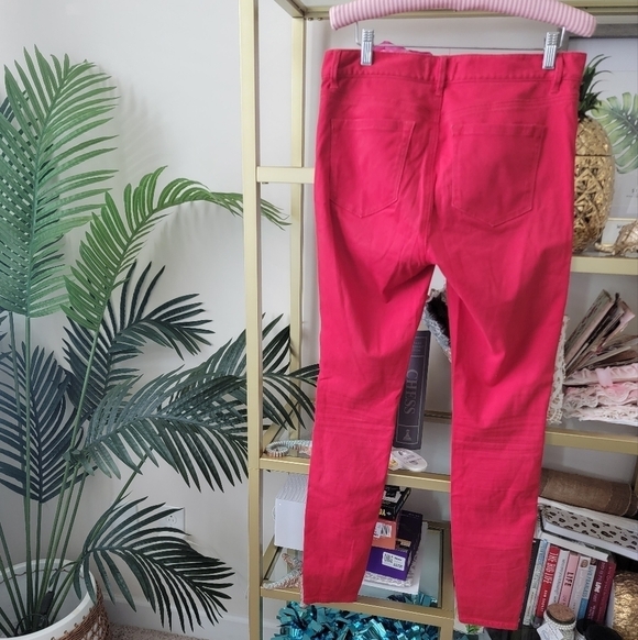 COPY - Loft Red Skinny Legging Women's Size 29T (Size 8 Tall) - Picture 2 of 8